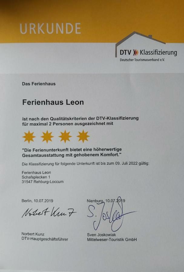 Ferienhaus Leon Mit Sauna Rehburg-Loccum Kültér fotó